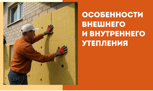 Какие особенности внешнего и внутреннего утепления в Архангельске