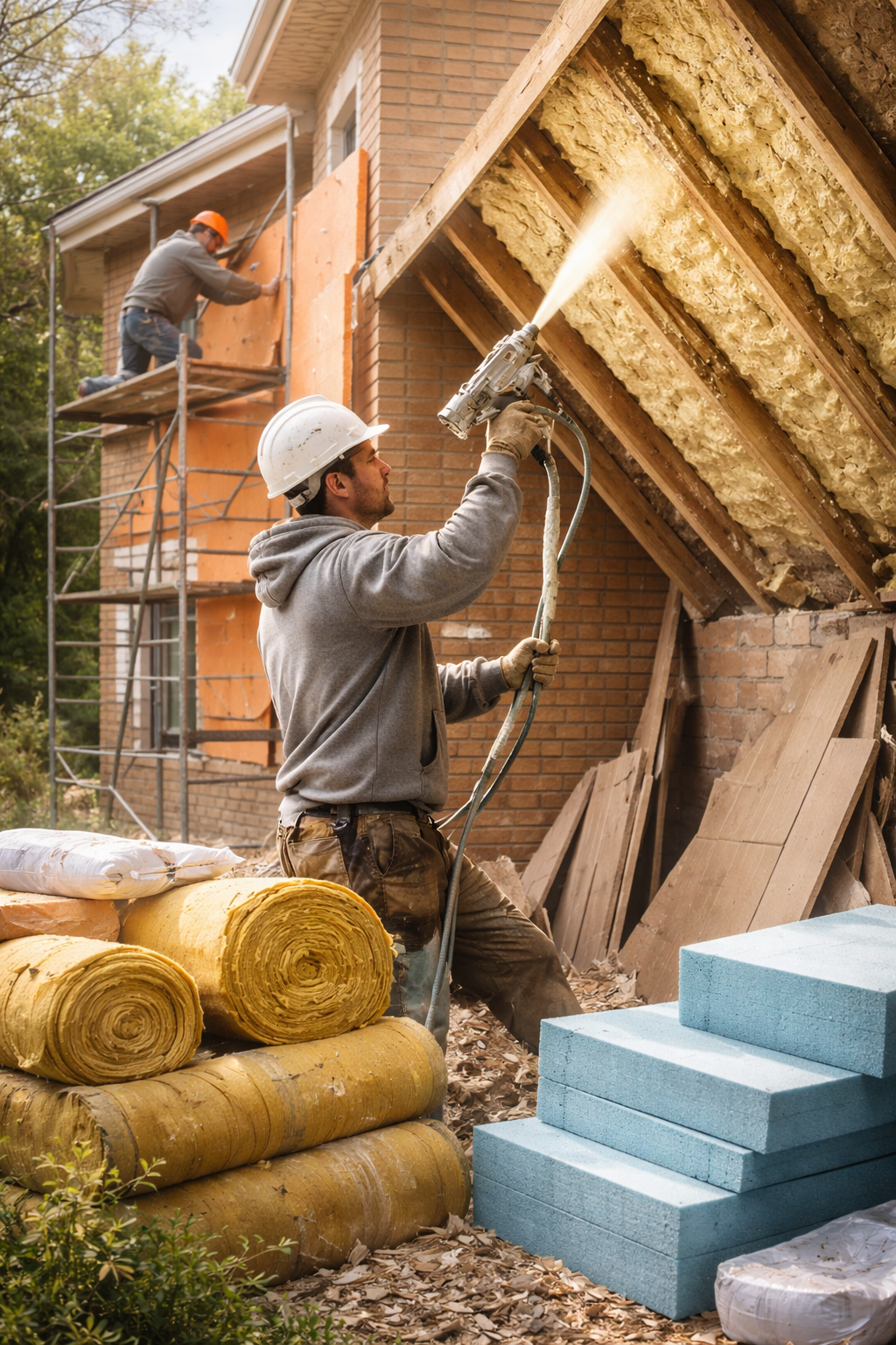 Утепление домов в Архангельске под ключ от 4318 руб/м2 | Профессионально — ТепломастерРхн