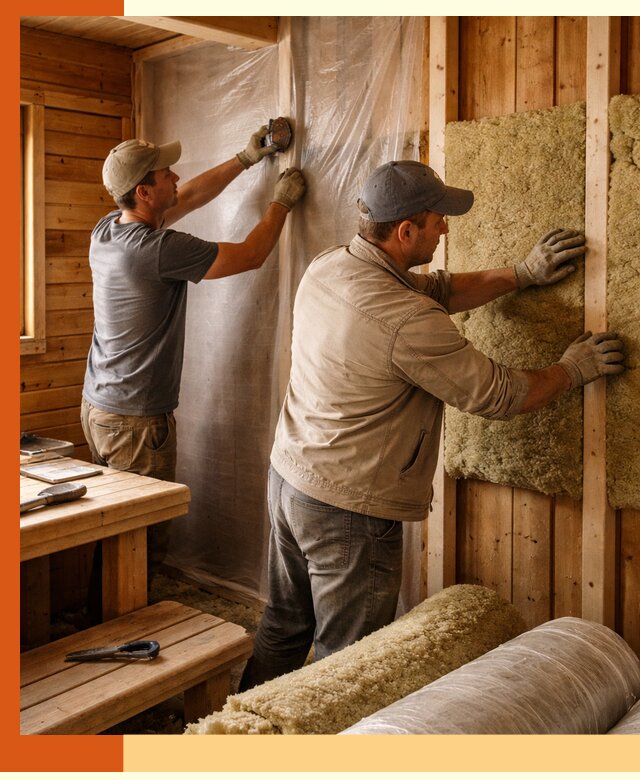 Утепление бани изнутри в Архангельске качественно и недорого