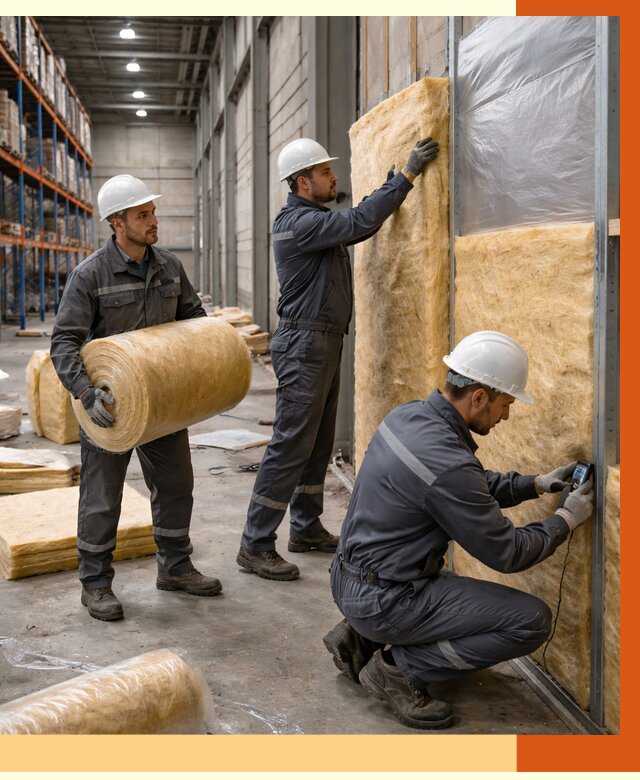 Утепление логистического центра в Архангельске от 4626 руб/м² под ключ | ТепломастерРхн