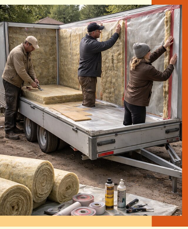 Утепление прицепа в Архангельске под ключ от 12851 руб. — комплекс от ТепломастерРхн