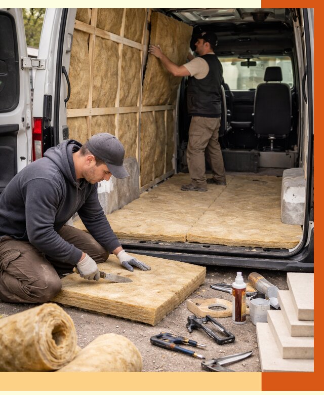 Утепление кемпера в Архангельске под ключ от 12337 руб. — профессионально | ТепломастерРхн