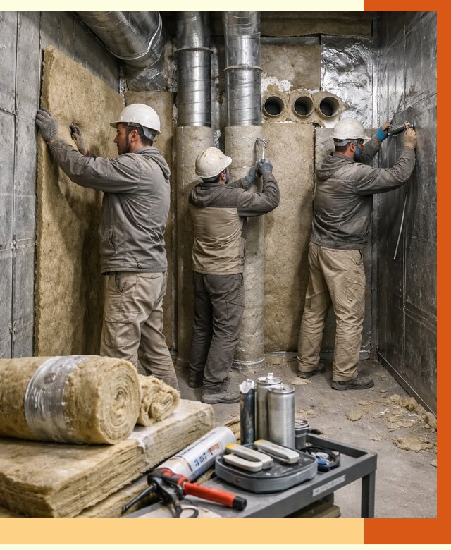 Утепление венткамеры в Архангельске под ключ от 1491 руб. — профессионально | ТепломастерРхн